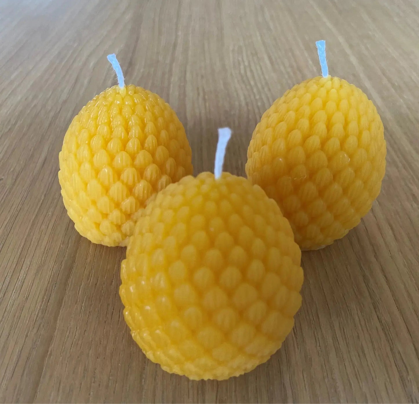 Konglelys av 100 % Ren Bivoks - Bivokslys - Trepakning - BIELYS.NO