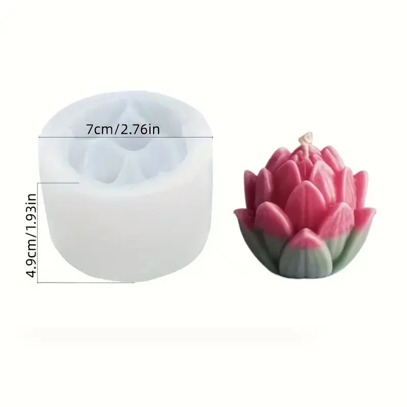 Silikonform lotusblomst – fleksibel silikon