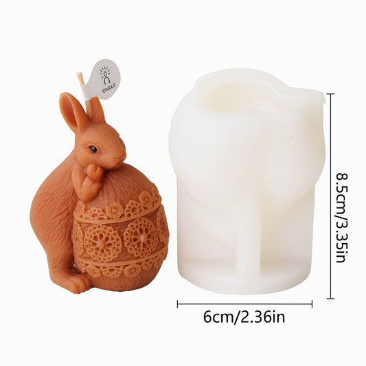 Silikonform – Kanin med Påskeegg BIELYS.NO